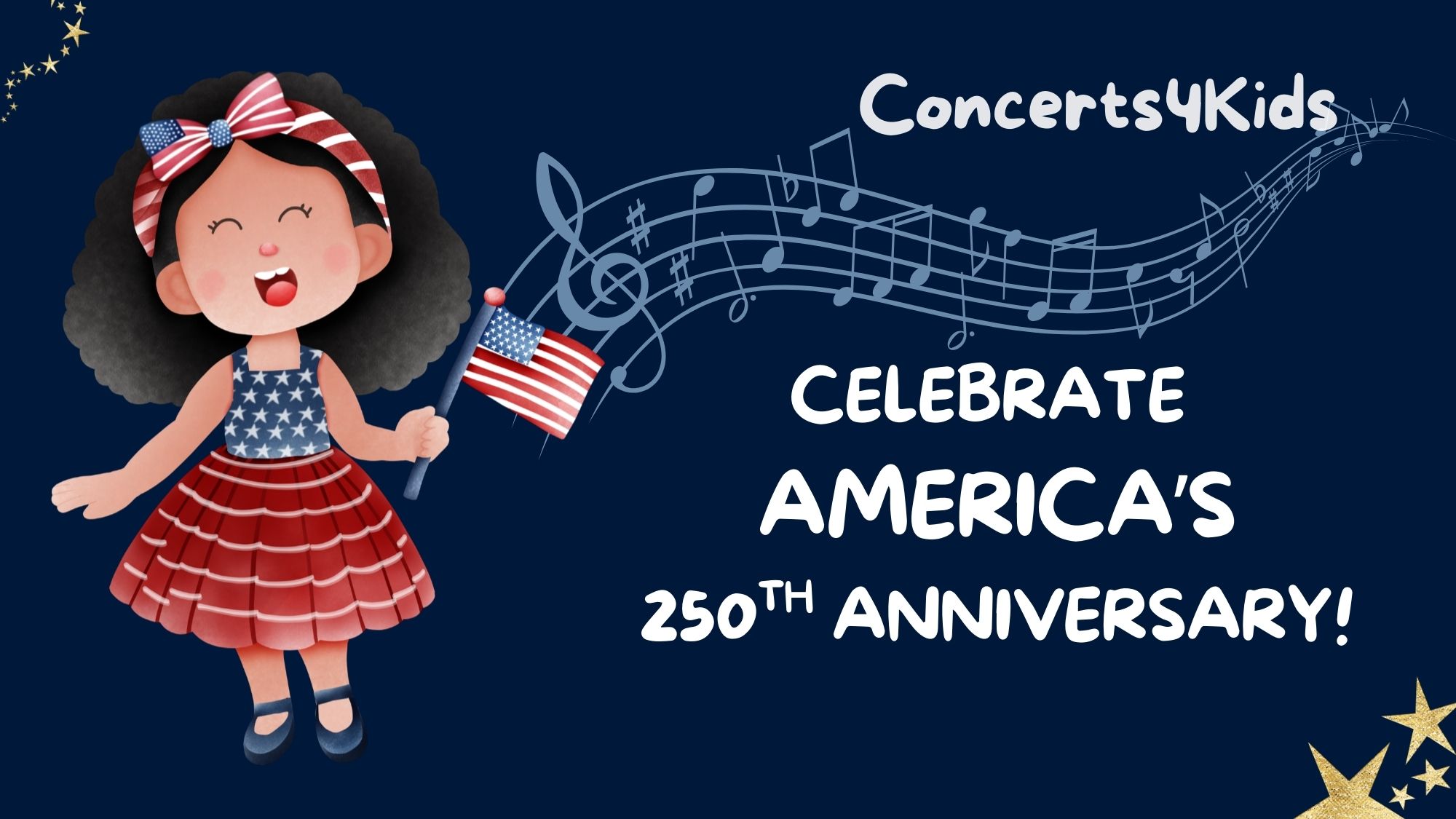 Dark Blue and Golden Happy Independence Day Invitation Poster (2)